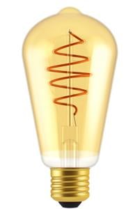 Enzo Nordlux LED ST64 E27 4 9-35W 2200K filament spiraal gold dimbaar 2760090