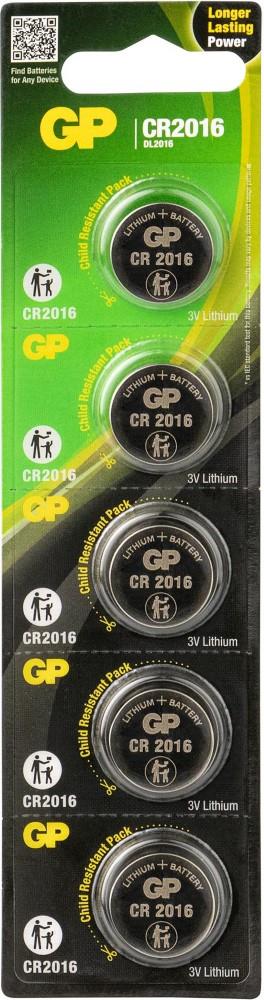 GP GP CR2016 lithium 3Volt blister 5 - 3212342
