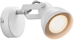 Enzo Nordlux Wandlamp Aslak wit GU10 8cm 4800320
