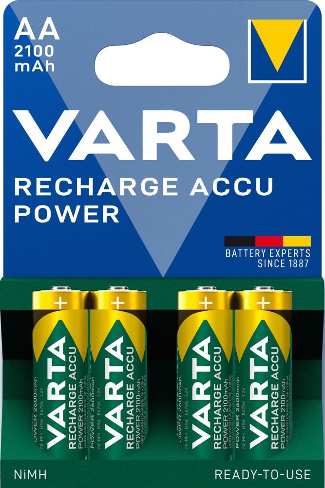 Varta AA accu 2100mA blister 4 R2U 3311915