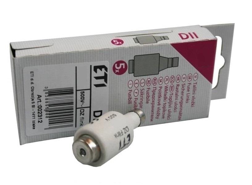 Zekering - D-Patroon 20A snel 5 stuks - 4517308
