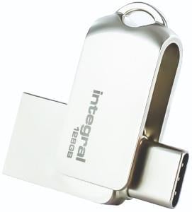 Enzo Integral USB stick 128GB Metal Dual USB-C en USB 3.0 9500290