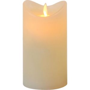 LED flakkerkaars 7x12,5cm creme - 5509532