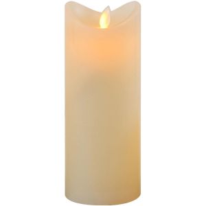LED flakkerkaars 7x15cm creme - 5509534