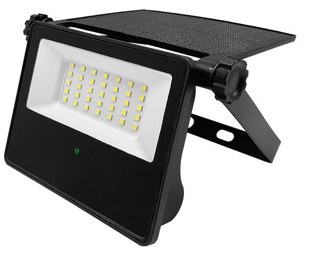 Enzo LED Solar Bouwlamp 10W 6000K IP65 zwart 5017360