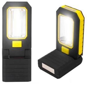 Enzo EDM LED zaklamp met haak+magneet plastic 3xAAA 5710040