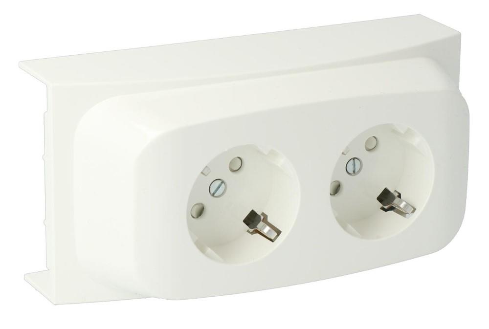 K40 Contactdoos 2V RA wit