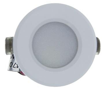 Enzo LED mini inbouwspot 1 5W 2700K 37mm 60gr rond vast wit LED4630