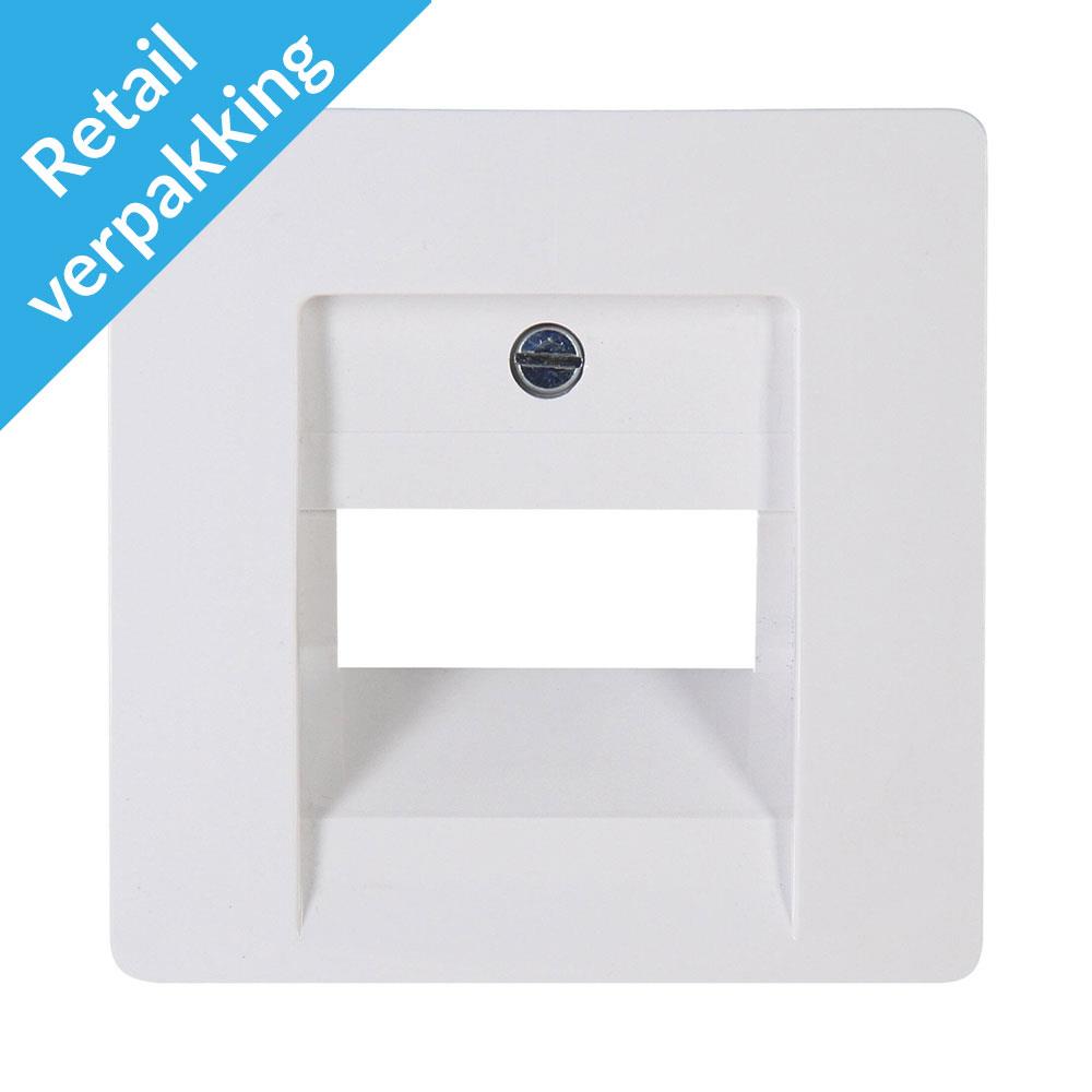 Kopp Paris arctic wit afdekplaat UTP dubbel - 4625060