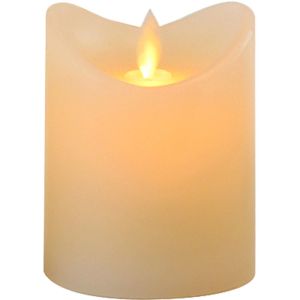 LED flakkerkaars 7x10cm creme - 5509530
