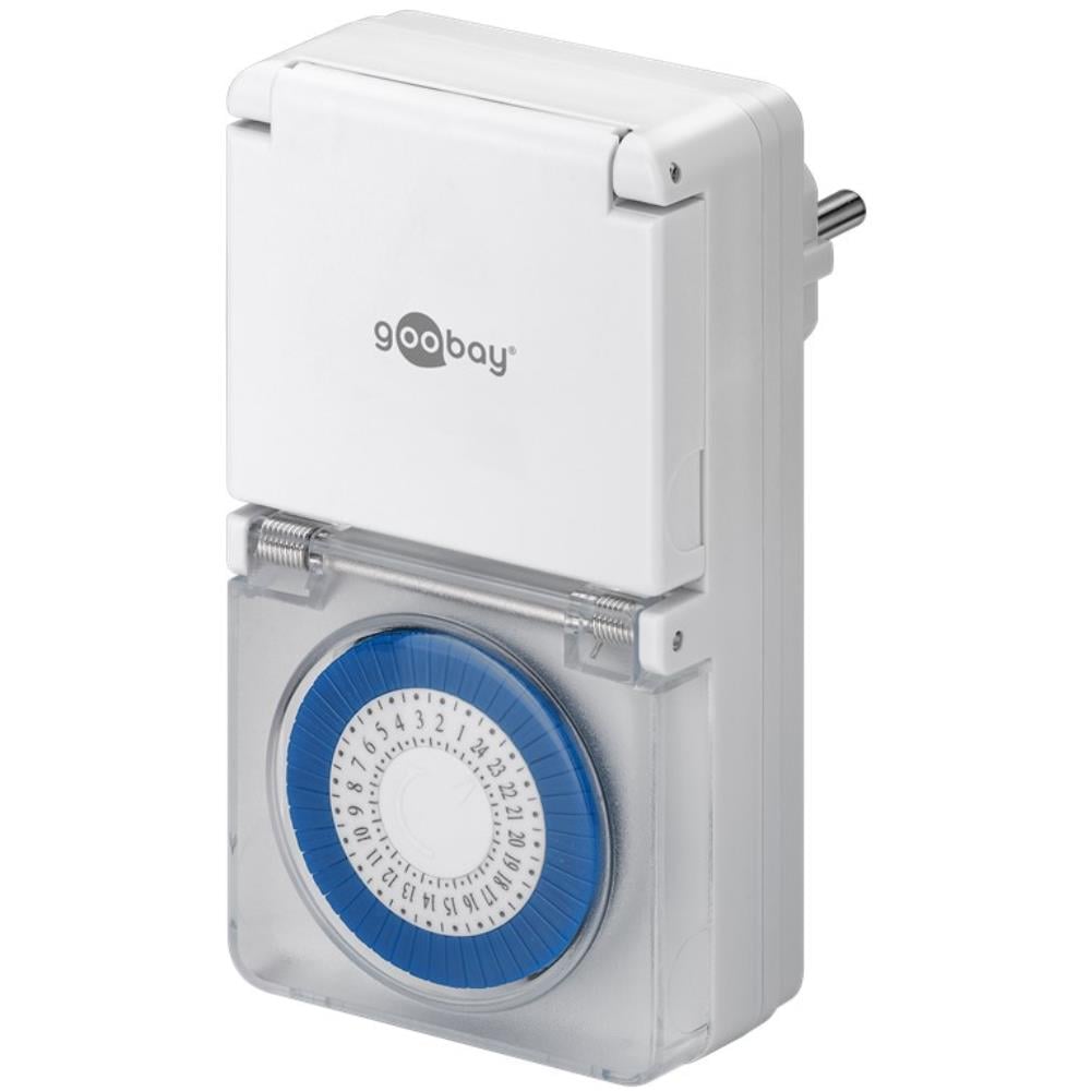 Enzo Goobay Tijdschakelklok dagprogramma spatwaterdicht IP44 doosje - 8364210