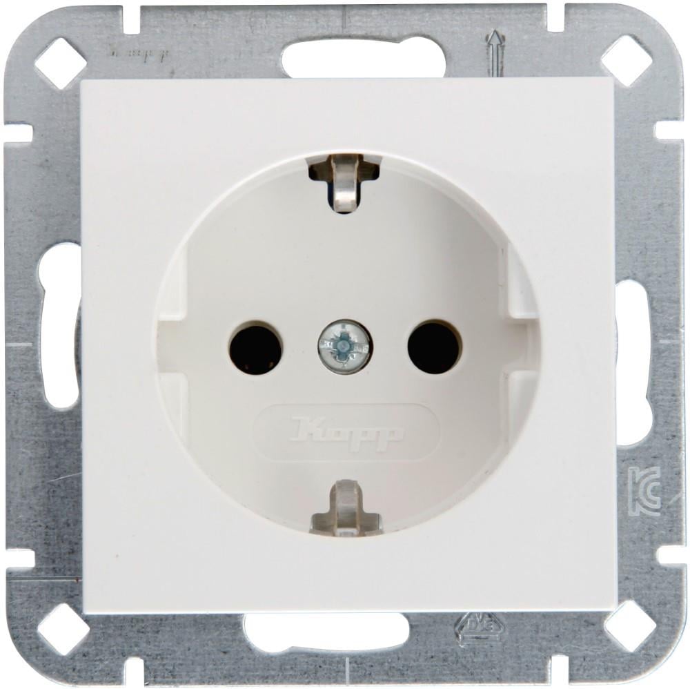 Enzo Kopp HK07 WIT inbouw stopcontact RA 4622100