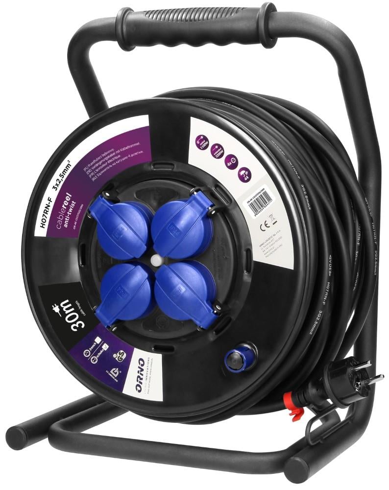 Enzo Orno Kabelhaspel prof H07 3x2 5qmm 30m IP44 1167296
