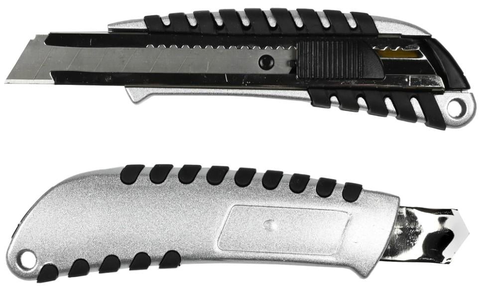 Enzo Benson Afbreekmes 18mm aluminium zwart 6410820