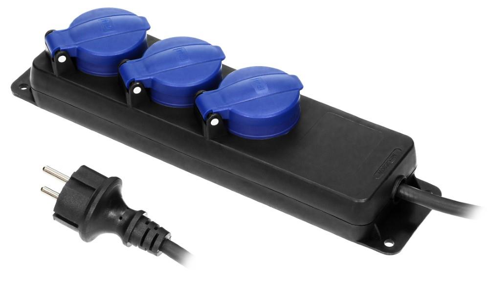 Enzo Orno SWD TCD zwart IP44 H05 3x1 5qmm 5m 3V met klep 6871971
