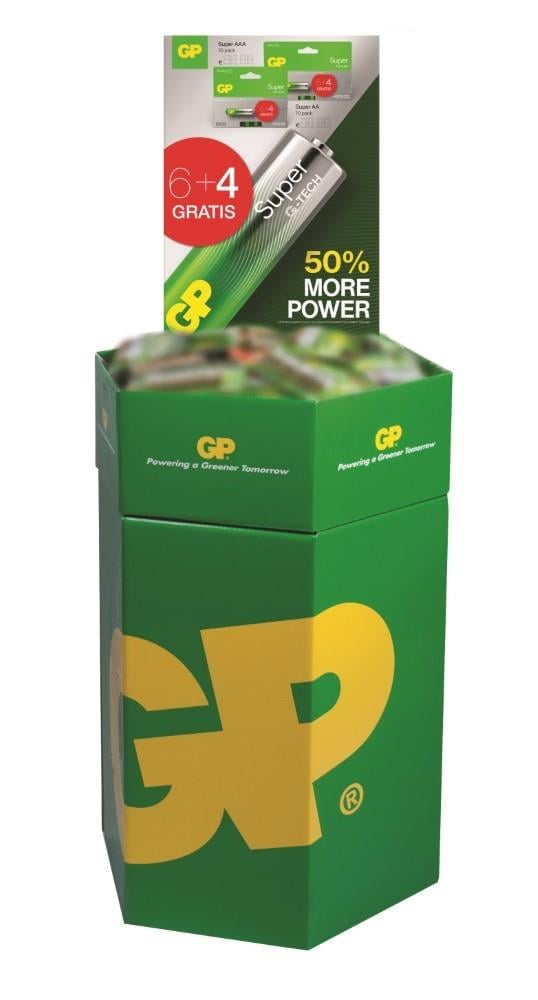 GP ALKALINE stortkoker 60x AA | 60x AAA Blister (6+4) A3012200