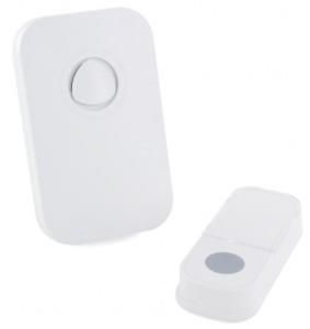 Chacon Draadloze deurbel set - 120m - wit