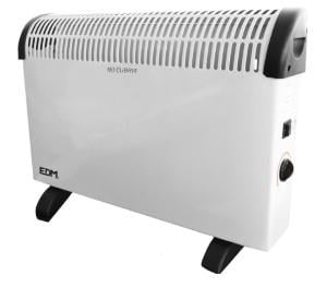EDM Convectorkachel 2000W wit met thermostaat - 8676033