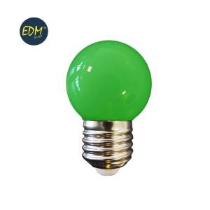 Enzo EDM LED kogellamp EDM E27 1,5W groen LED8114