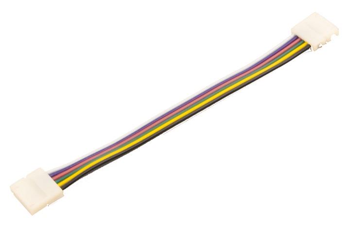 Enzo RGB-CCT Quick koppelstuk 6pin 12mm met 15cm draad 4380220