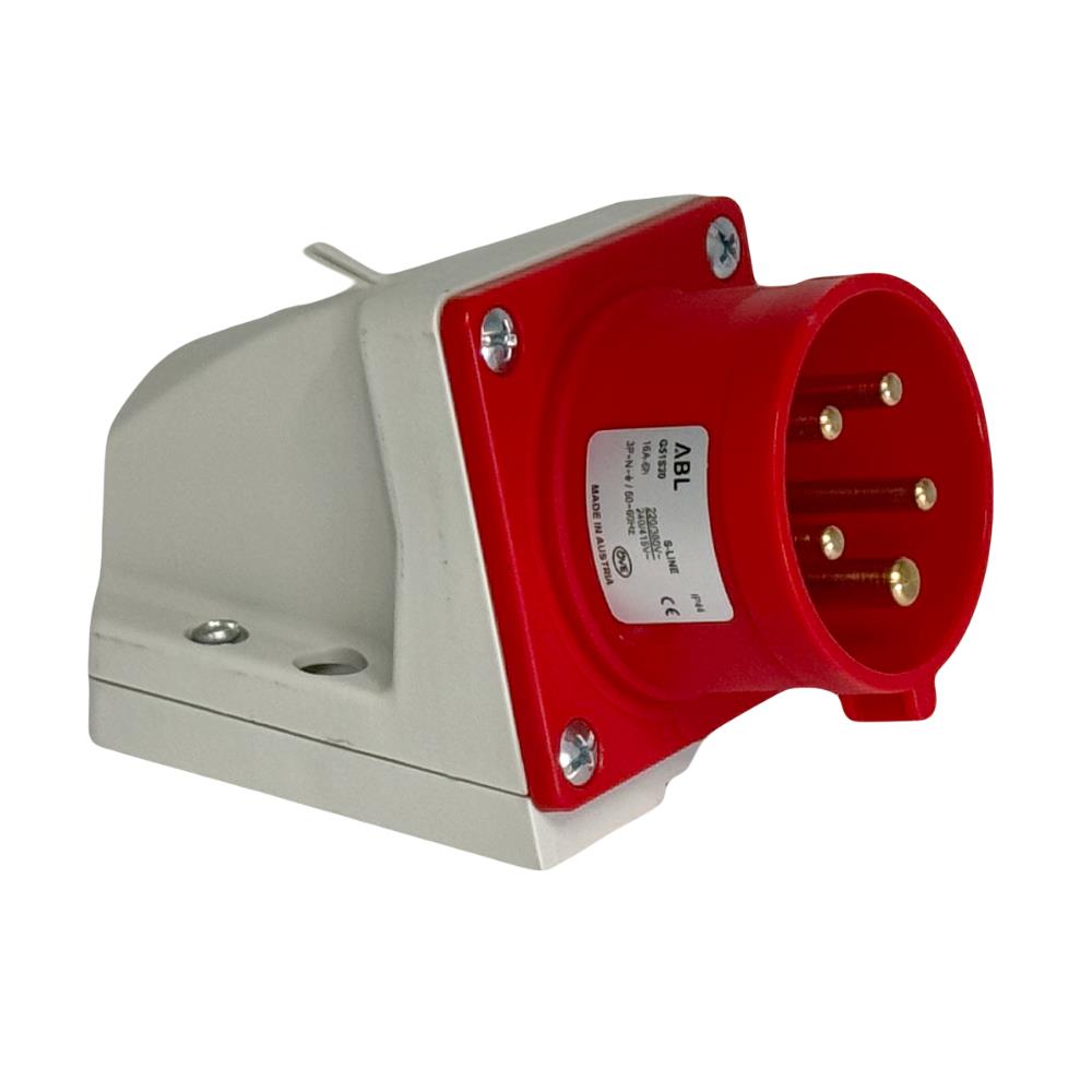 GP CEE 5P 16A 400V opbouw wcd rood met pennen 6315159