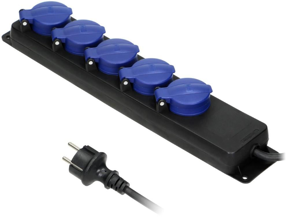 Enzo Orno SWD TCD zwart IP44 H05 3x1 5qmm 3m 5V met klep 6871973