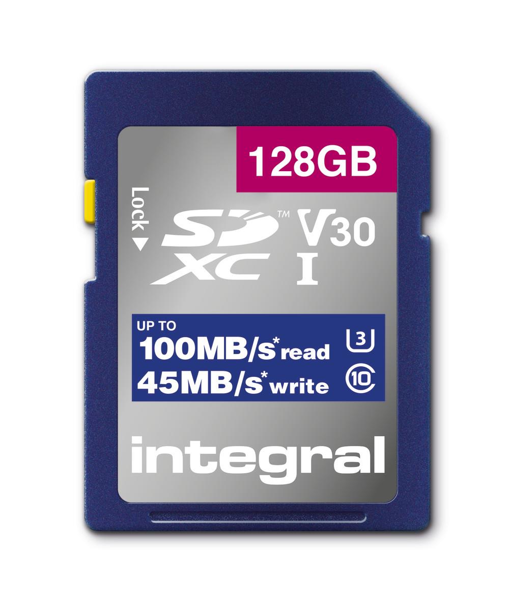 Integral SD geheugenkaart V30 128GB - 9500610