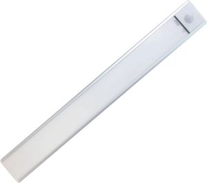 LED Kastlamp 5w 20cm met sensor oplaadbaar zilver CCT - 5652061
