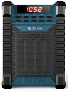 Denver Bouwradio - Bluetooth - met Accu - AUX - FM - USB - Spatwaterdicht - WRB60