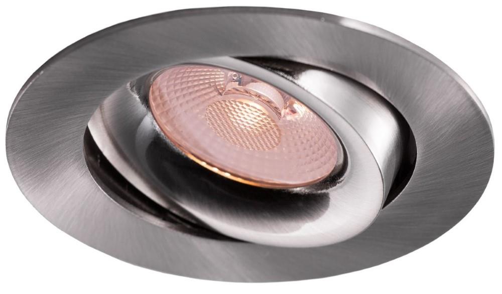 Enzo Thorgeon LED inbouwspot 8 2W DimToWarm 96mm rond verstelbaar geschuurd staal LED4682