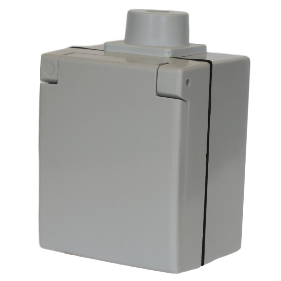 Enzo Perilex opbouw stopcontact | 16A | SWD | grijs | ABL 2441860 - 4052965 afbeelding 1