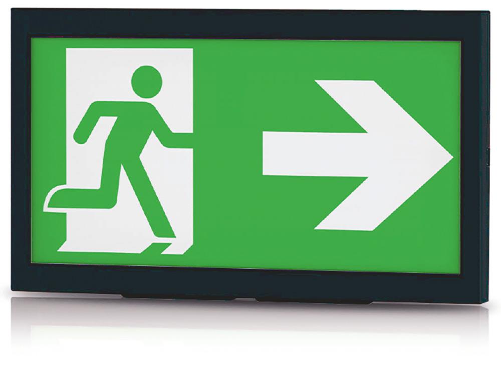 Enzo Profolux LED noodverlichting 3W in opbouw IP40 zwart 5021725