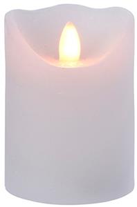 LED flakkerkaars 7x9cm wit - 5509400