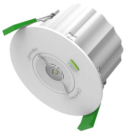 Enzo Profolux LED noodverlichting in opbouw 1 8W wit rond IP20 5021715