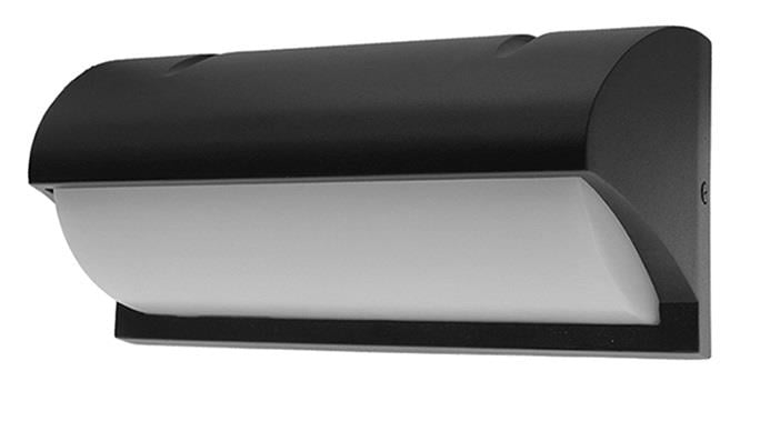 Enzo LED Wandlamp 12W rechthoek zwart 3000K 5082200