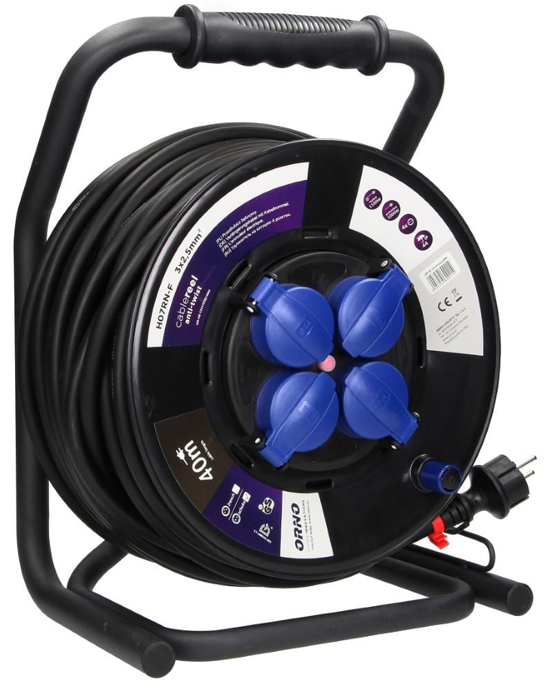 Enzo Orno Kabelhaspel prof H07 3x2 5qmm 40m IP44 1167298