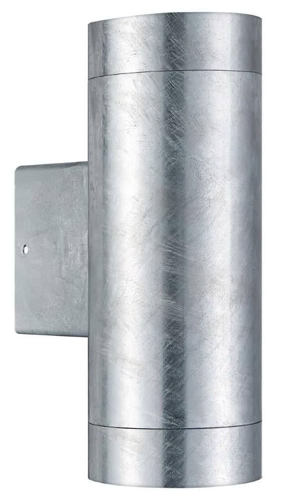 Enzo Nordlux Wandlamp Tin Maxi Double 2x GU10 verzinkt IP54 4800938