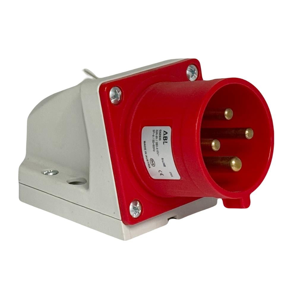 Enzo CEE 4P/32A/400V opb wcd rood met pennen - 6315168
