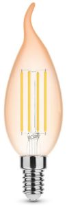 Modee LED tipkaars E14 4-28W 1800K filament amber dimbaar 2-pack - LED7408