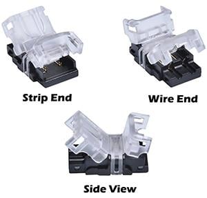 Enzo W.W. Hippo quick connector voor strip 10mm IP65 4380110