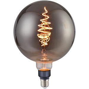 Enzo Nordlux LED Globe | G200 | E27 | 8,5-21W | 1800K | filament spiraal | grey | dimbaar - 2760200