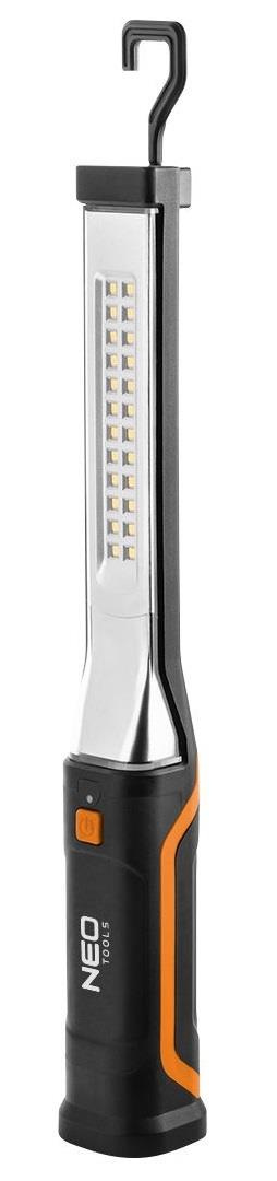 Neo LED looplamp | oplaadbaar oranje 365mm | + haak - 5448685 afbeelding
