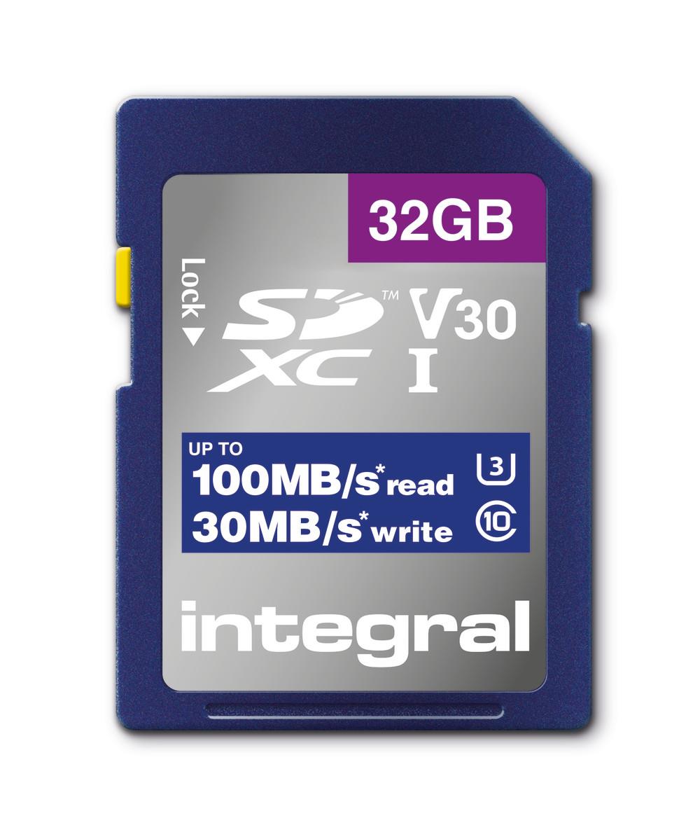 Integral SD geheugenkaart V30 32GB - 9500600