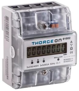 Thorgeon 3-Phase DIN Energy Meter 80A