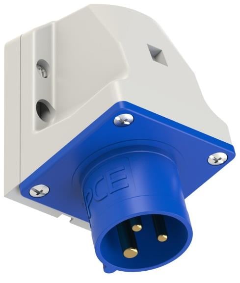 GP CEE 3P 16A 230V opb wcd blauw met pennen 6313140