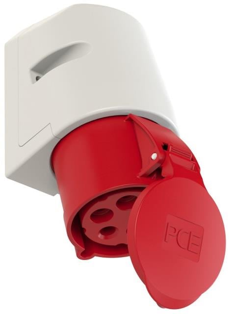 GP CEE 5P 32A 400V opbouw wcd rood 6313174