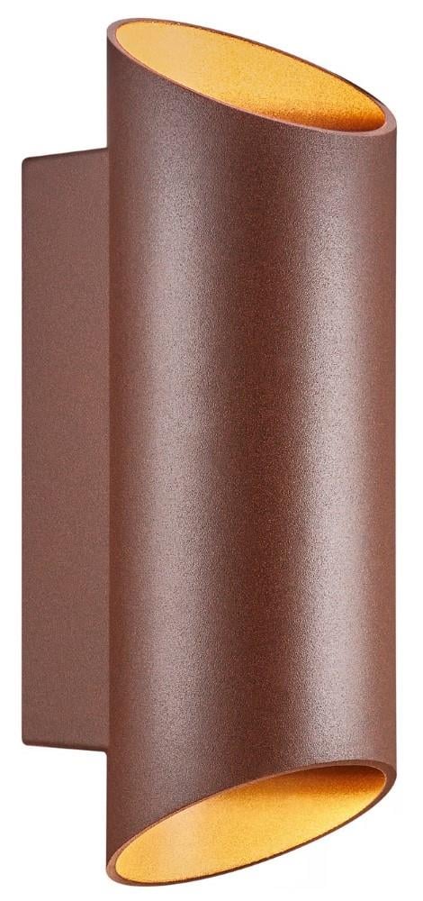 Enzo Nordlux Wandlamp Nico rond 2x GU10 roest IP54 4800916