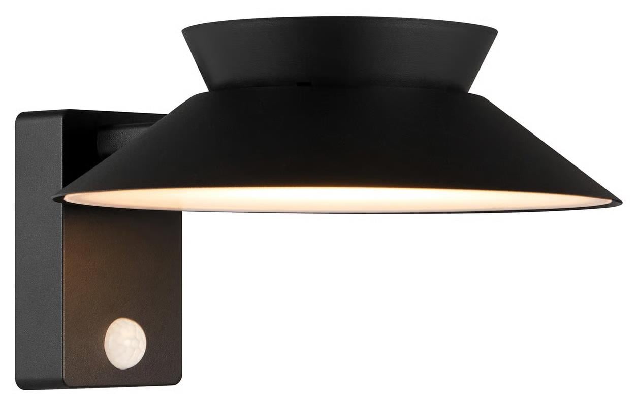 Enzo LED Solar wandlamp | Justina 5W 3000K zwart IP44 - 4802824