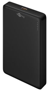 Goobay Powerbank 10.000mA zwart + Qi draadloos magnetisch - 3508045