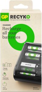 GP ReCyko Batterijlader - Universele batterij oplader - Geschikt voor AA, AAA, C, D, 9v